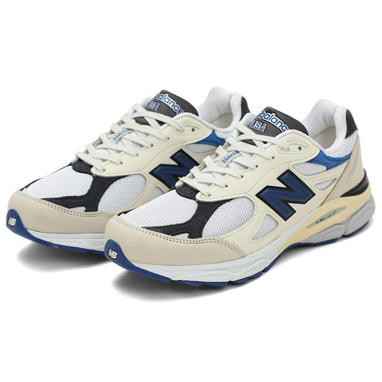 990v3 Тедди Сантис x 990v3 New Balance Сделано в США 'Белый Синий' M990WB3