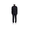 Emporio Armani FW24 Спортивный костюм на молнии с принтом букв логотипа, повседневный, унисекс, черный 112115-4F571-00020