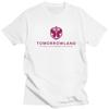 Custom Tomorrowland Tshirt for Men Short Sleeves T Shirt Cool Belgian Electronic Dance T-shirt Loose Fit 100% Cotton Tee Gift