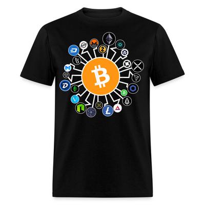Футболка Биткоин BTC ETH LTC XMR Ходлеры Децентрализованная Криптовалюта Альткоин Футболка S-6XL