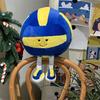 Plush Doll Cartoon Volleyball Soft Elastic Washable Cuddling Toy Couch Sofa Car Seat Bed Decoration Throw Pillow Office Nap Pillow Chair Back Support