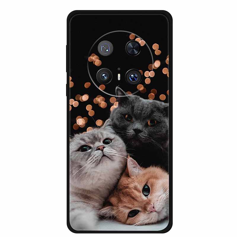 Чехол для Huawei Mate 70 Pro 5G Mate70 Pro 6.9" Черный Силиконовый Мягкий Чехол для Телефона Для Huawei Mate 70 Pro Plus Задняя Крышка Чехол 70Pro+