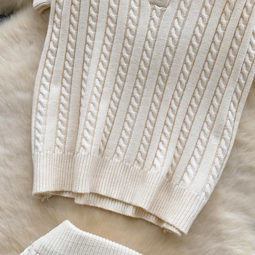 Модные трикотажные костюмы из двух предметов, обтягивающие рубашки поло с короткими рукавами и короткая юбка, женские простые летние комплекты