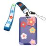 Keychain ID Card Cover Bank Credit Card Card Holder Badge Holder Bus Card Case Work Card Bag
