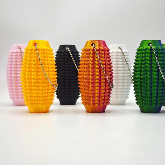 Spiky Grippie Stim Fidget Toy Снятие стресса Подростки Взрослые Карманный 3D-печатный инструмент для снятия боли Портативный ручной неровный ролик Сенсорная игрушка