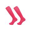 2026 Thin Solid Color High Tube Training Football Socks Breathable Sweat Absorbing Professional Sports Socks Knee Socks