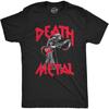 Мужская футболка Death Metal Смешная Брутальная Жнец Кровавая Гитара Футболка для Парней