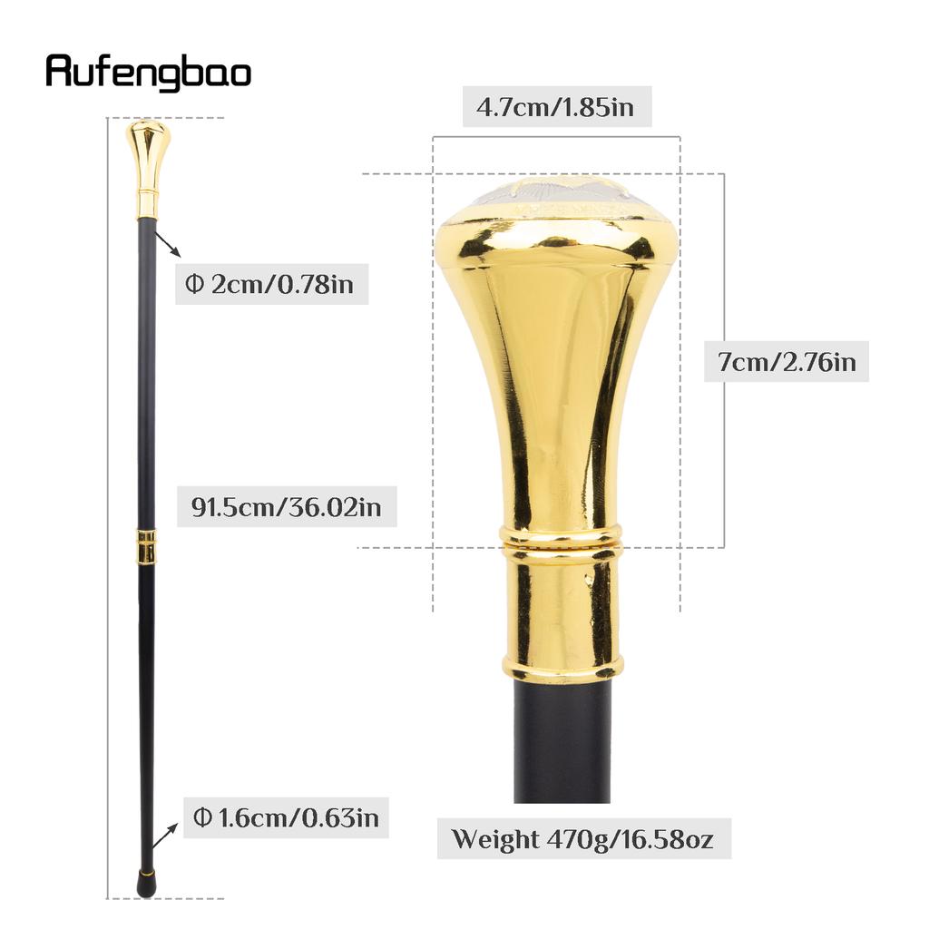 Золотисто-белая масонская трость с рельефным тотемом VG, модная трость для ходьбы, посох джентльмена, набалдашник, трость для ходьбы 92 см