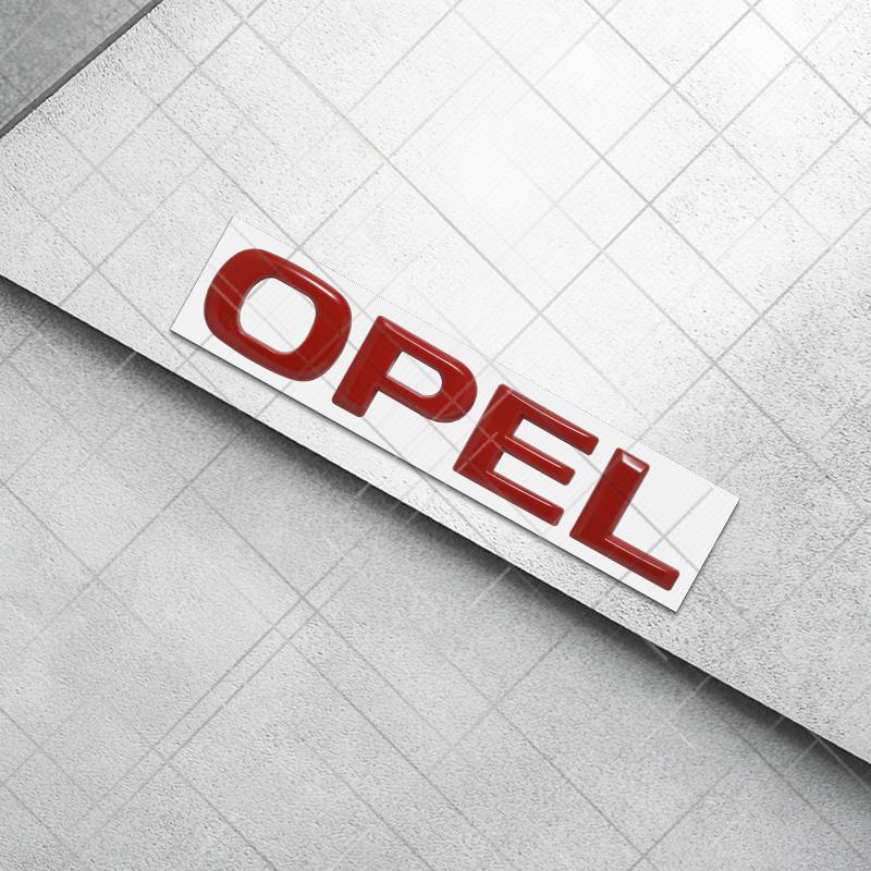 Metal 3D For OPEL Corsa Logo Astra Adam Insignia GTC Movano Zafira Car Styling Rear Trunk Letter Emblem Sticker Auto Accessories