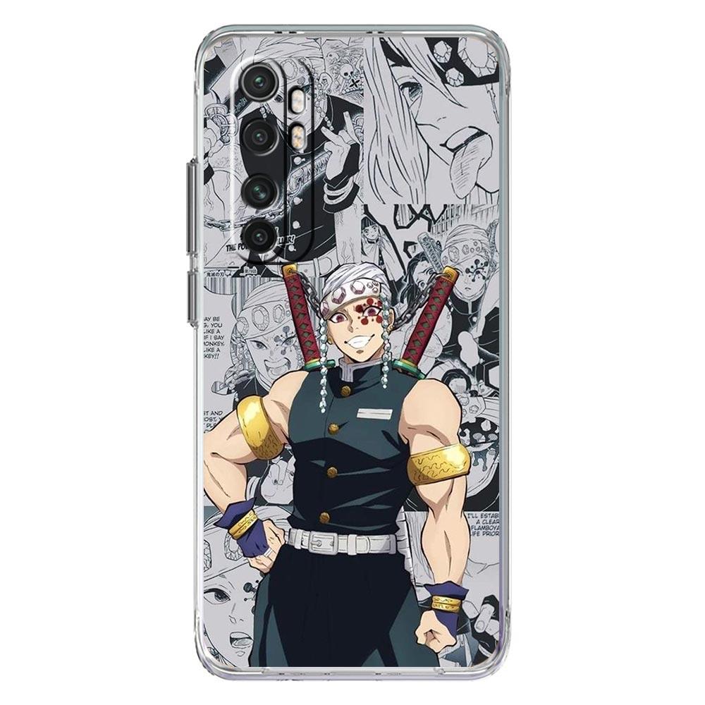 Убийца демонов Kimetsu no Yaiba аниме для Xiaomi Poco X3 NFC F3 M3 X4 M4 Pro 5G чехол для телефона Mi 11 Lite Ultra 11T 11X 12 11i чехол