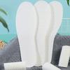 1PC Non-Slip Cushion Breathable Shoe Pad Comfortable Disposable Soft White Insoles Sweat Foot Pads Non-Slip Wood Pulp