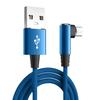 USB-микрокабель 3A, 90-градусный локоть, кабель для передачи данных, зарядный шнур для Samsung Xiaomi, аксессуары для мобильных телефонов, USB-кабель для быстрой зарядки