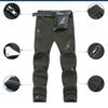 Plus Size 9XL Outdoor Jacket Pants Suit Men's Winter Plus Velvet Thickened Mountaineering Suit Jacket Pants Including Belt Suit