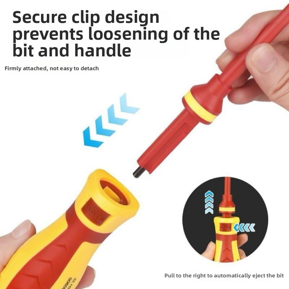 Changeable Bits Safety Screwdriver Kit Professional Screwdriver Kit For Professional Use