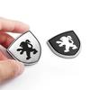Car Sticker Car Metal Sticker Custom Shield Car Rear Trunk Shield Emblem Badge Sticker For Peugeot 206 207 307 3008 2008 308 407
