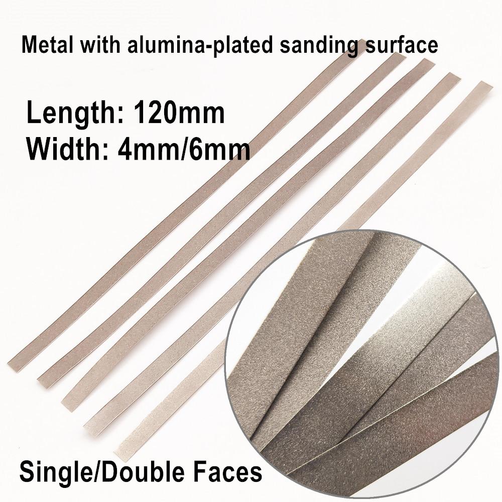 Стоматологическая полировальная полоска для металла, шлифовальная поверхность с оксидом алюминия, одно-/двухсторонние отбеливающие материалы для стоматологов