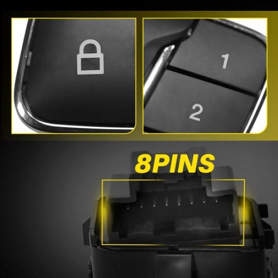 Door Control Power Seat Adjust Switch Plastic For Ford Explorer 2011 12-2017 EK