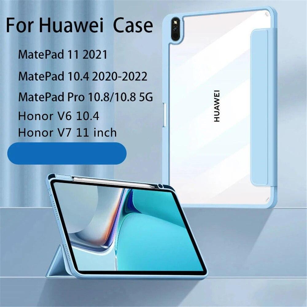 Для Huawei Matepad 11 Защитный чехол для планшета Pro 10,8 с отделением для ручки, анти-изгибающийся чехол для MatePad 10,4, чехол для Honor V6 V7
