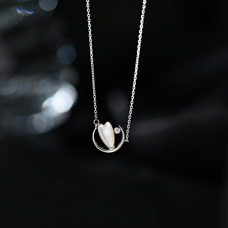 Ожерелье Shell Petal Moon, легкая роскошь, ощущение высокого класса, нежный темперамент, украшение на шею в виде цепочки-ключицы