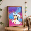 Disney Aladdin Jasmine Genie DIY Oil Painting Art Painting Kit Home Wall Decor Handmade Gift Special Wedding Romantic Keepsake Decor
