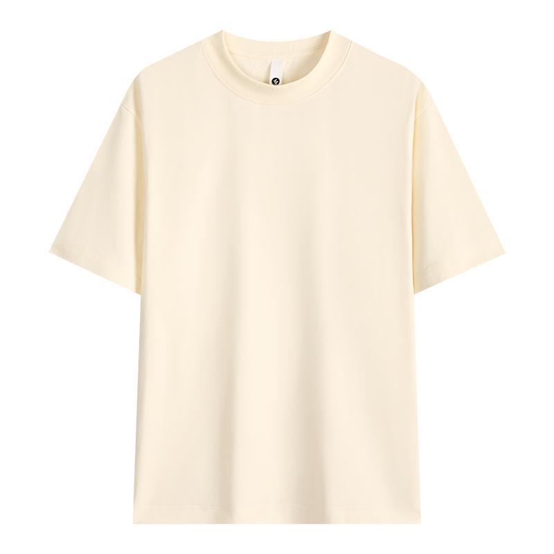 Новая мужская футболка Sorona Cool Antibacterial Quick-Dry UV Protection Single Color с коротким рукавом 250 г