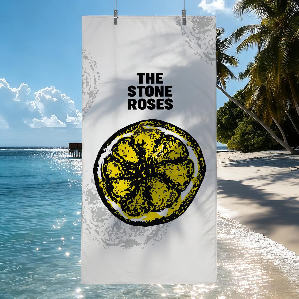 Полотенце Rock Band S-Stone R-Roses Быстросохнущие пляжные полотенца Подходят для бассейнов, кемпинга, йоги и спортзала
