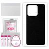 Apgo Protective Skin Sticker for the Back Compatible with Xiaomi Redmi 10A Sport, Wrap Film, Foil, Vinyl - Pattern Matte Black