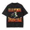 Men Tshirt Invincibles Viltrum Empire Logo Minimalist Print Washed T Shirts Harajuku Summer Tees Pattern Casual Clothes