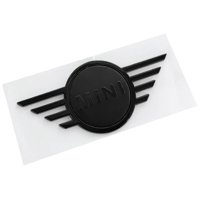 BFA1 ABS Car Front Sticker Logo Rear Emblem Badge for Mini Cooper JCW F55 F56 F60 Countryman Clubman Auto Accessories 14.3CM/11.3CM