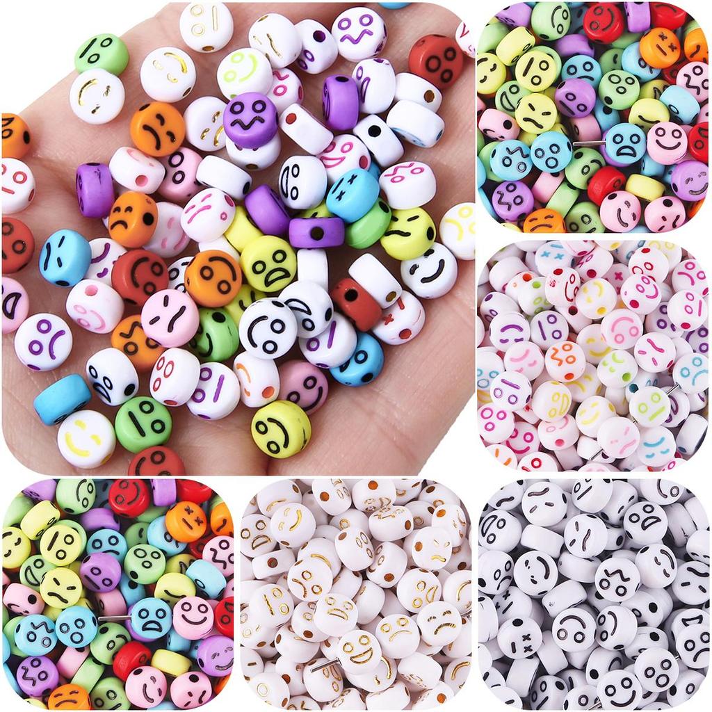 200 шт акриловые плоские бусины для DIY ожерелье браслет серьги изготовление ювелирных изделий аксессуары для рукоделия