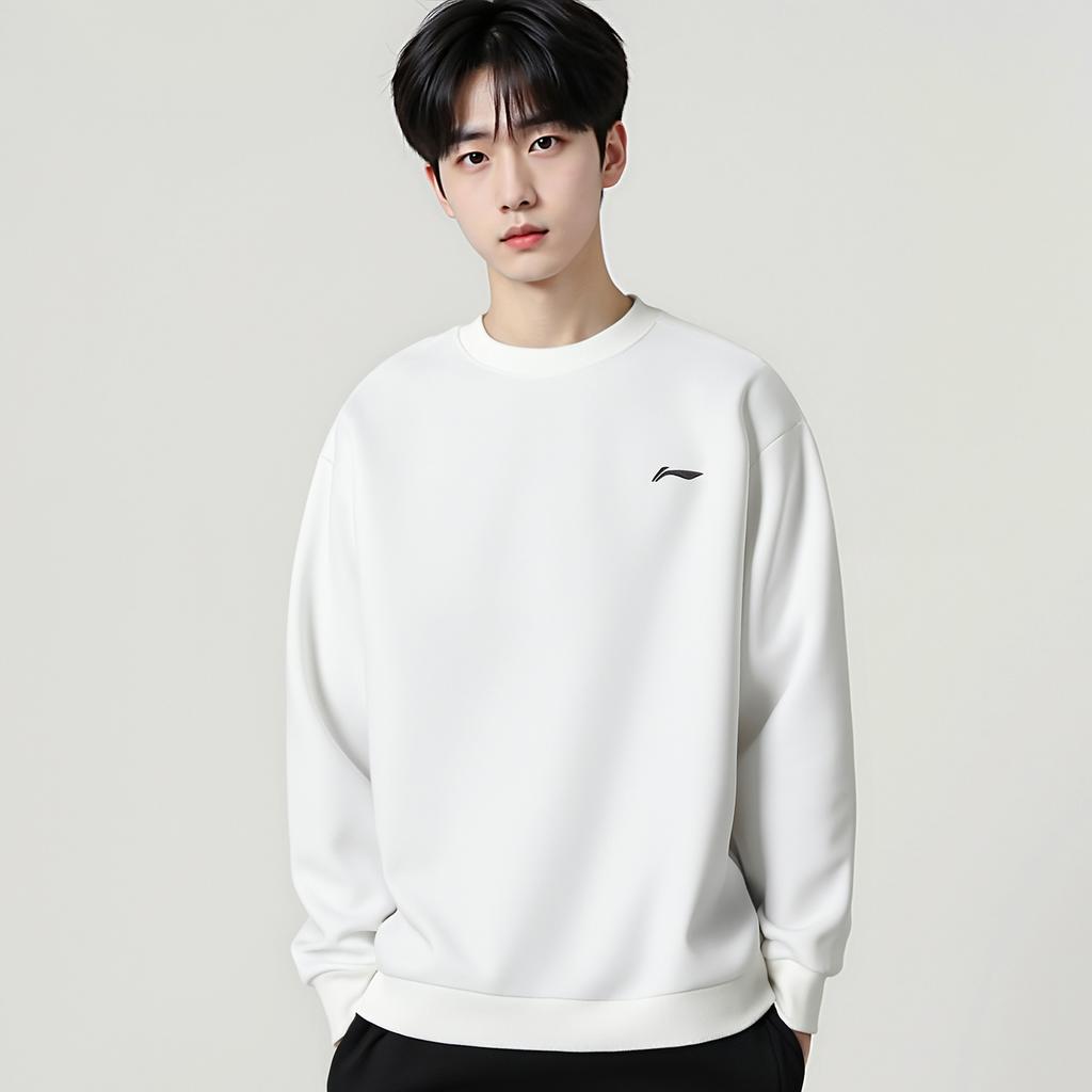 Толстовки Li Ning Унисекс Белые Средние AWDVG77-2