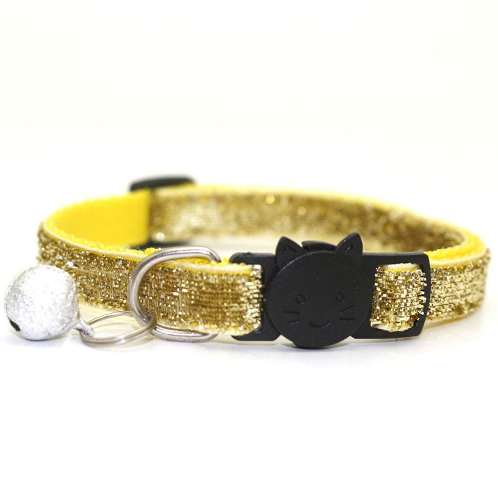 Bling Adjustable Cat Supplies Cat Collars Breakaway Kitten Collar Pet Necklace Cat Accessories