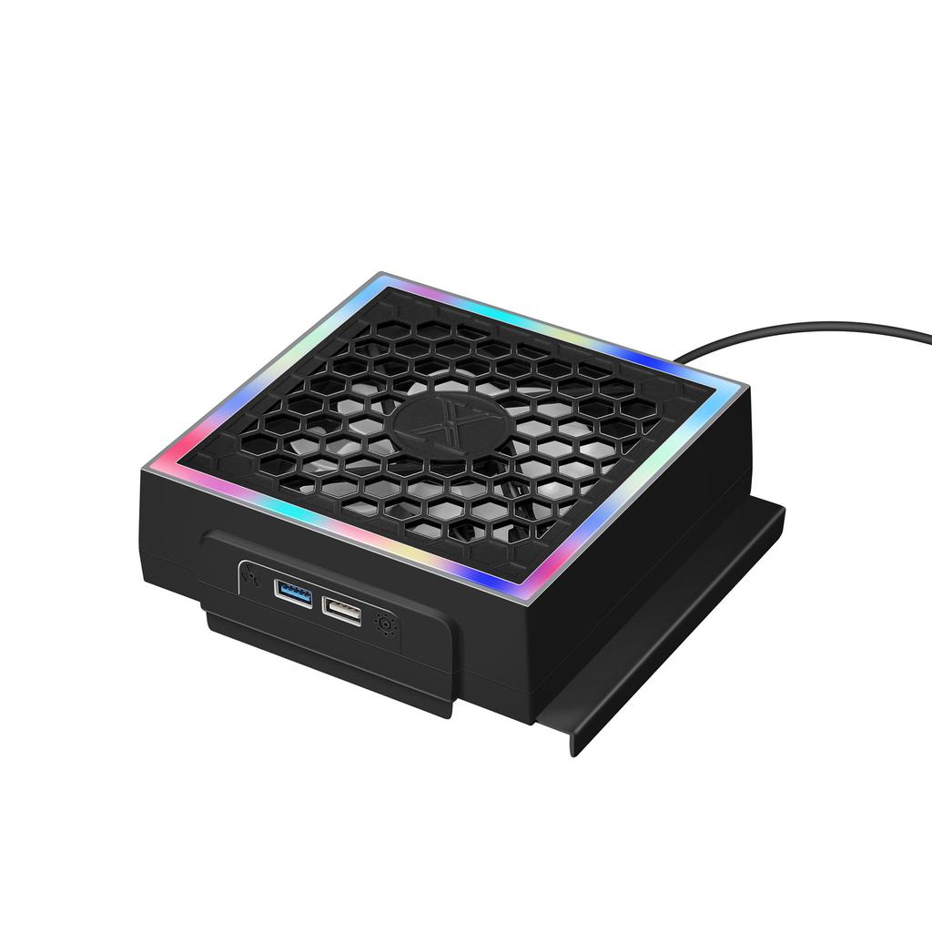 Система охлаждения Игровая консоль Вентилятор охлаждения с 2 USB-портами Игровой аксессуар для Series Регулируемая скорость Вентилятор охлаждения