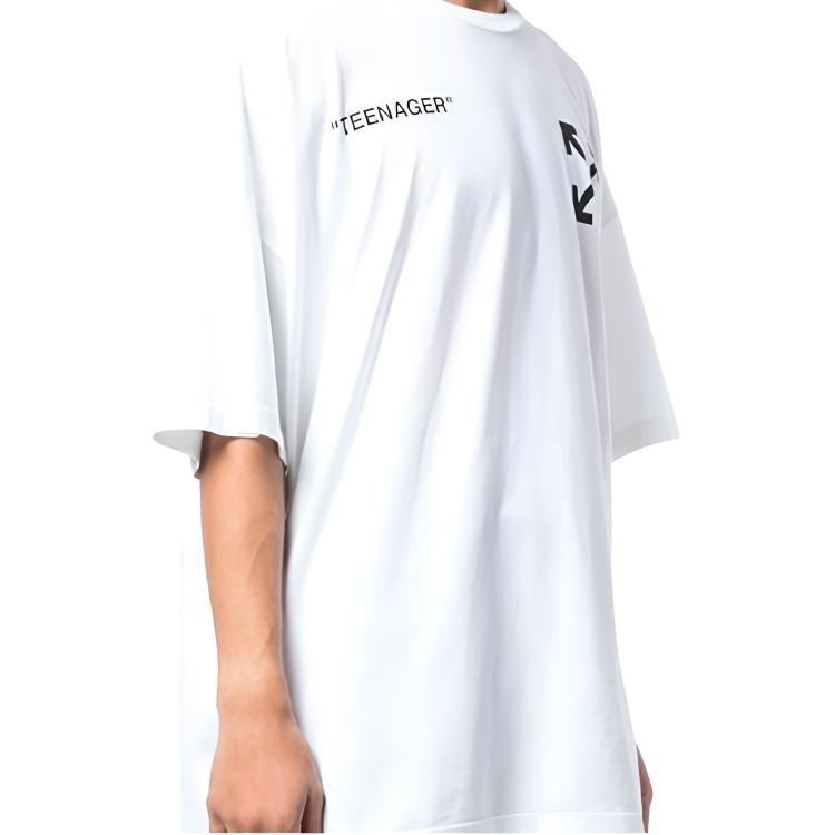 Off-White SS19 Teenager Back Oversize Mens Logo Men's OMAA066S191850350188