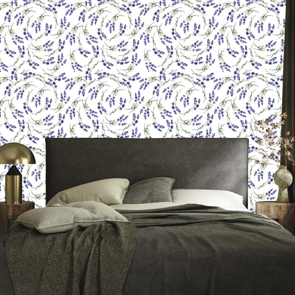 Lavender wallpaper in a modern style for the living room and bedroom 50x1000