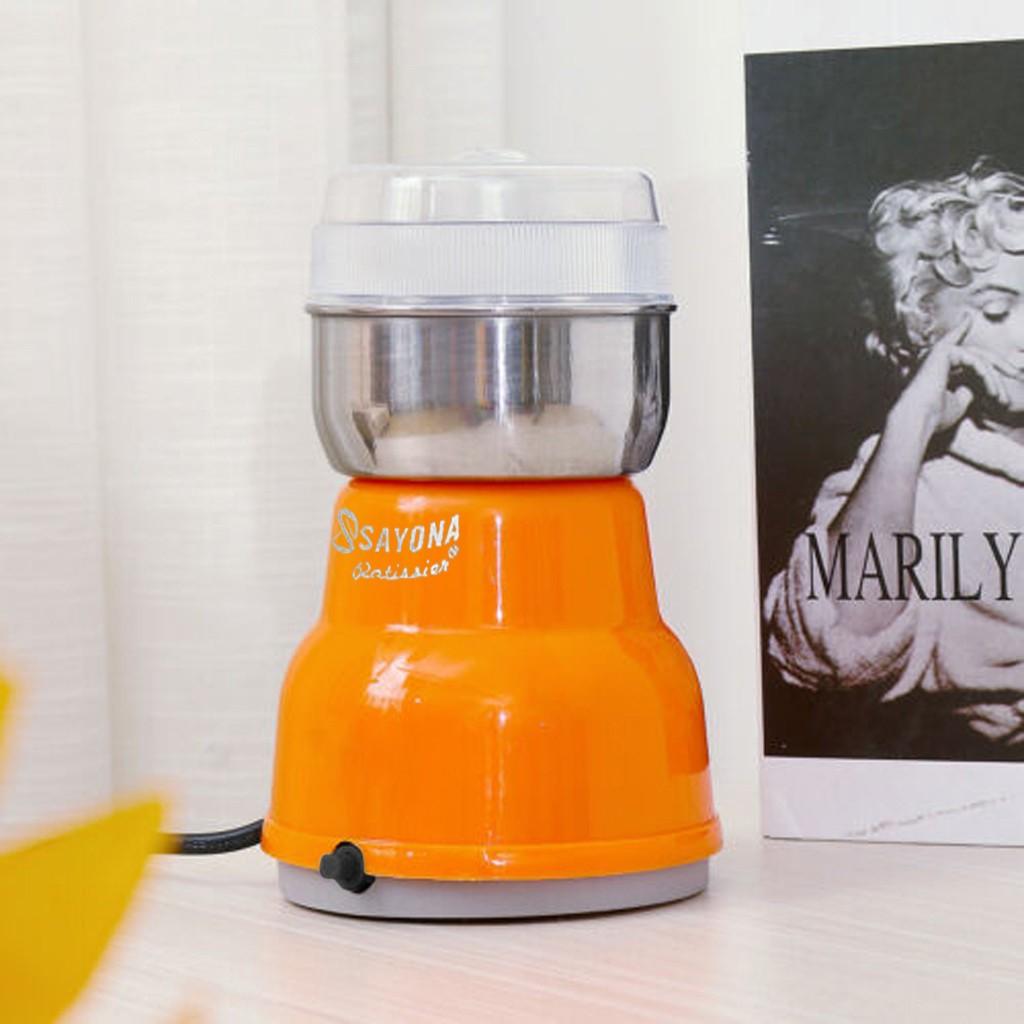 Электрическая кофемолка для измельчения бобов и специй, ореховая машина 