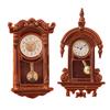 1:12 Dollhouse Miniature Wall Clock European Vintage Clock Furniture Decor Toy