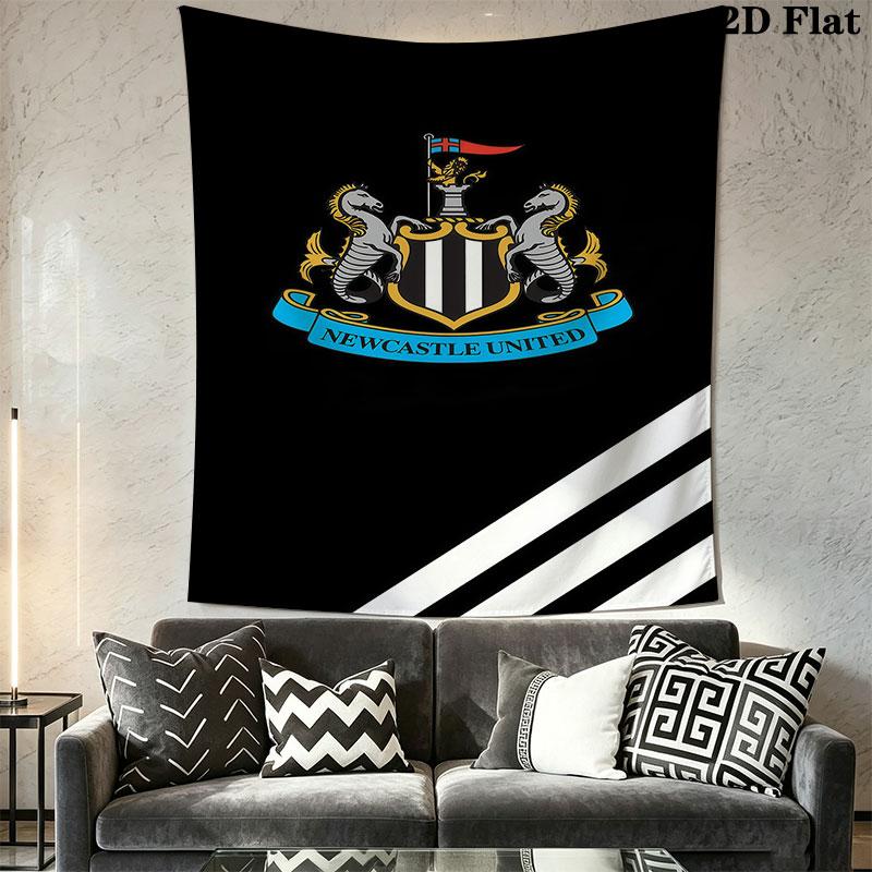 Логотип NUFC Настенное панно Печатное тканевое одеяло Декоративные гобелены для спальни гостиной Домашний декор