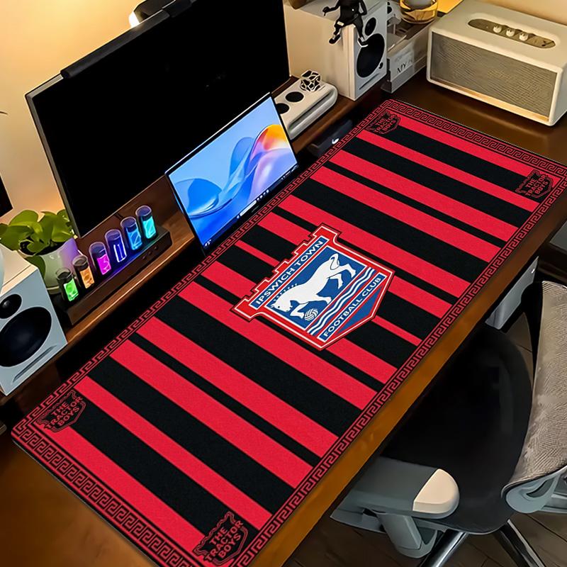 Ipswich Town FC Color Mouse Pad Large Gaming Table Cushion Non-slip Laptop Tablet Big Mousepad XXL Mat Mini PC Playmat With Lock edge