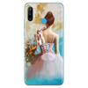 Балерина балерина Мягкий силиконовый чехол из ТПУ для Huawei P40 P30 P20 Pro P10 P9 P8 Lite E Plus 2019 2017 чехол для телефона