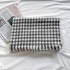 Thousand Bird Checker Scarf Women's Winter Checker Imitation Cashmere Scarf Thickened Shawl Neck