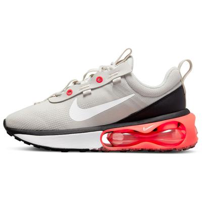 Женские кроссовки Air Max 2021 Light Bone Flash Crimson Повседневная обувь DH5103-002