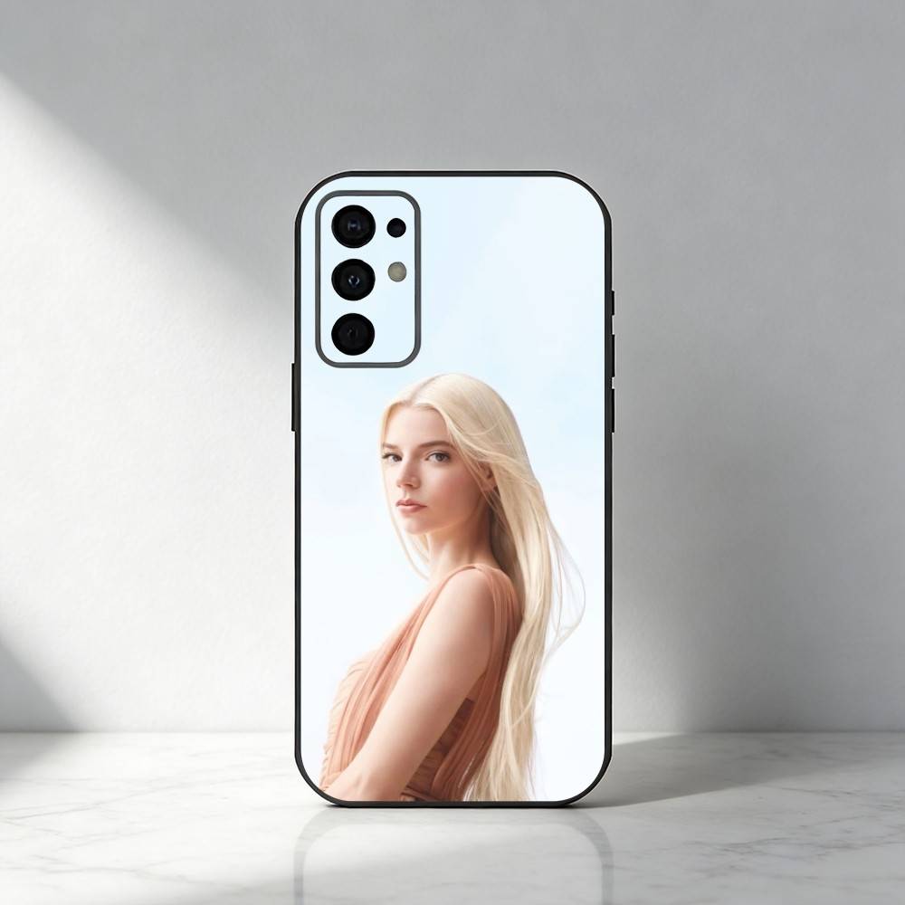 Чехол для телефона Actor A-Anya T-Taylor для Samsung S25, S24, S21, S22, S23, S30, Ultra, S20, Plus, Fe, Note, 5G Черный чехол