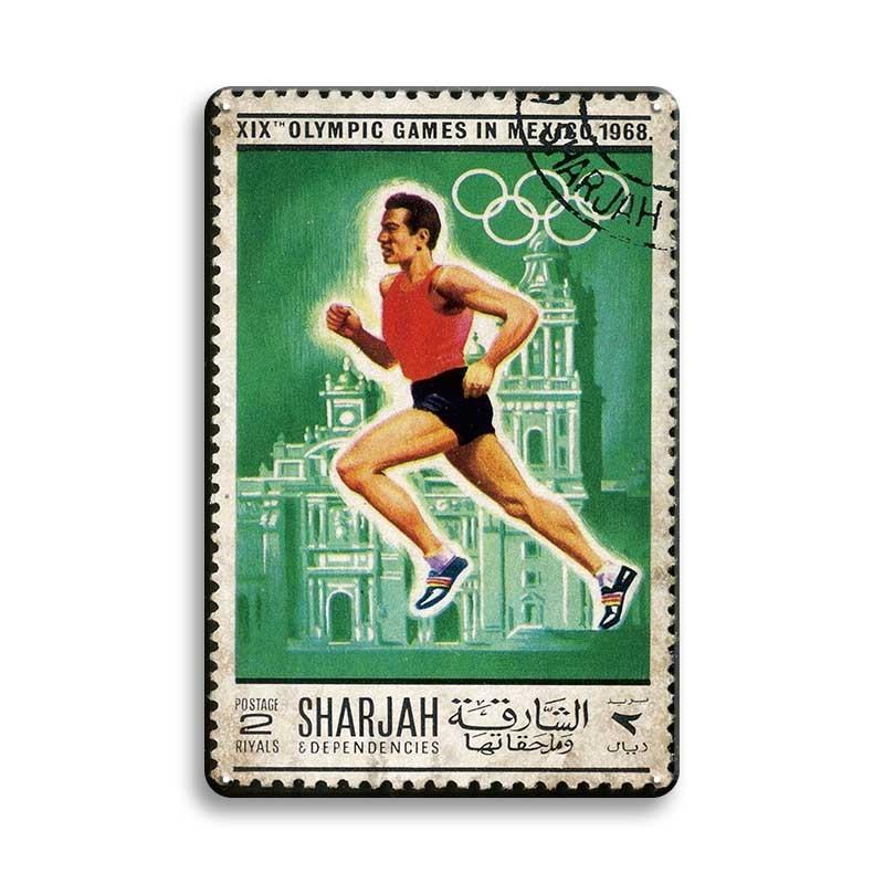 INEED ЛЫЖИ Спорт Винтаж Металлический Знак Настенный Декор Ретро Настенный Декор Футбол Бег Плакат Декоративная Жестяная Пластина Настенная Железная Доска