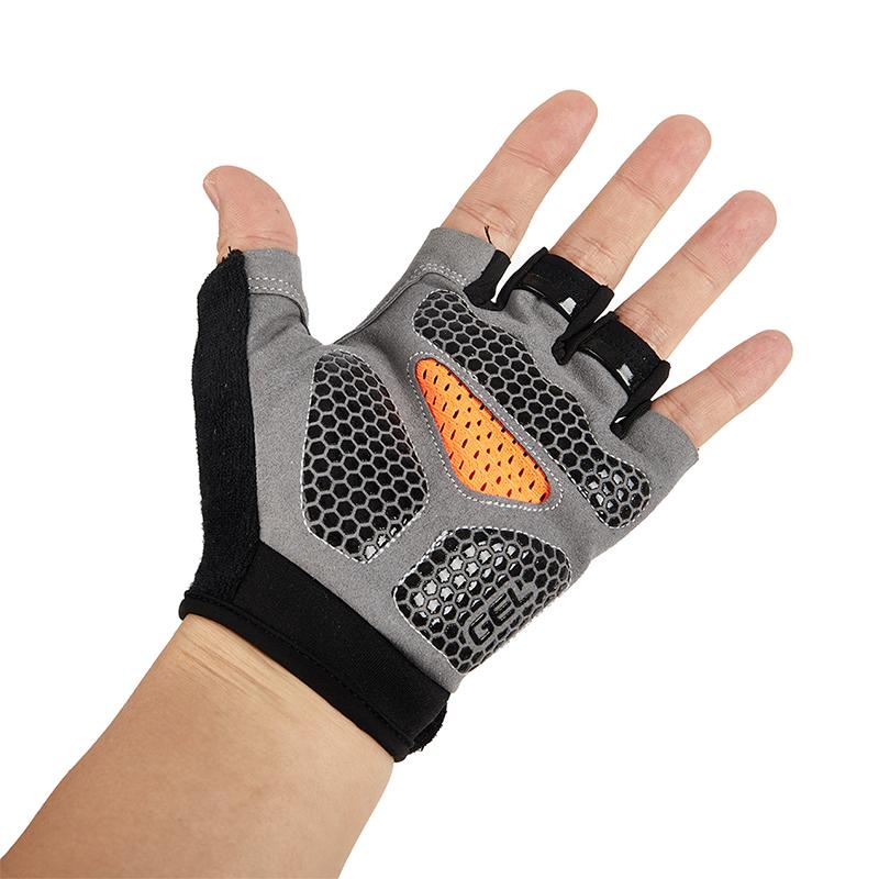 Cycling Non-Slip Breathable Bicycle Gloves Gel Pad Men Women Half Finger Gloves