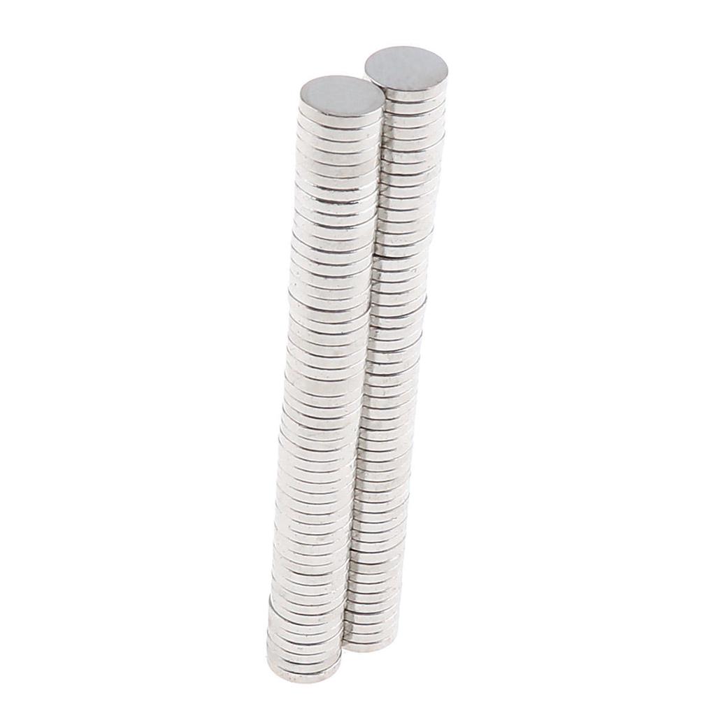 100 Stück 5 x 1MM Mini-Magnetit-Magnet Magnetischer Stahl Klein Rund N35 für Zuhause / Büro / Labor