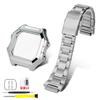 Корпус AE1200 с безелем из нержавеющей стали, ремешок для Casio G-Shock 3299 AE-1200WH AE-1300, модифицированный металлический корпус, браслет, комплект с зеркальным стеклом