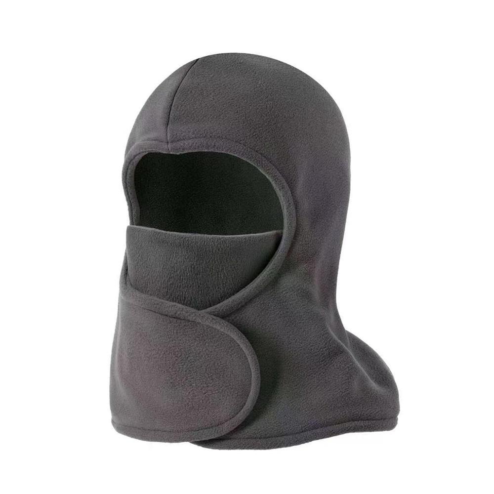 Winter cold mask outdoor riding skiing fleece thickened scarf hat full face warm windproof neck protection integrated hat