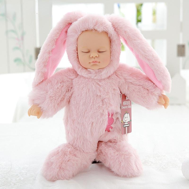 Cute Plush Rabbit Toy Stuffed Bunny Bear Newborn Baby Toy Bjd Baby Doll Baby Kids Appease Toys Children Gift