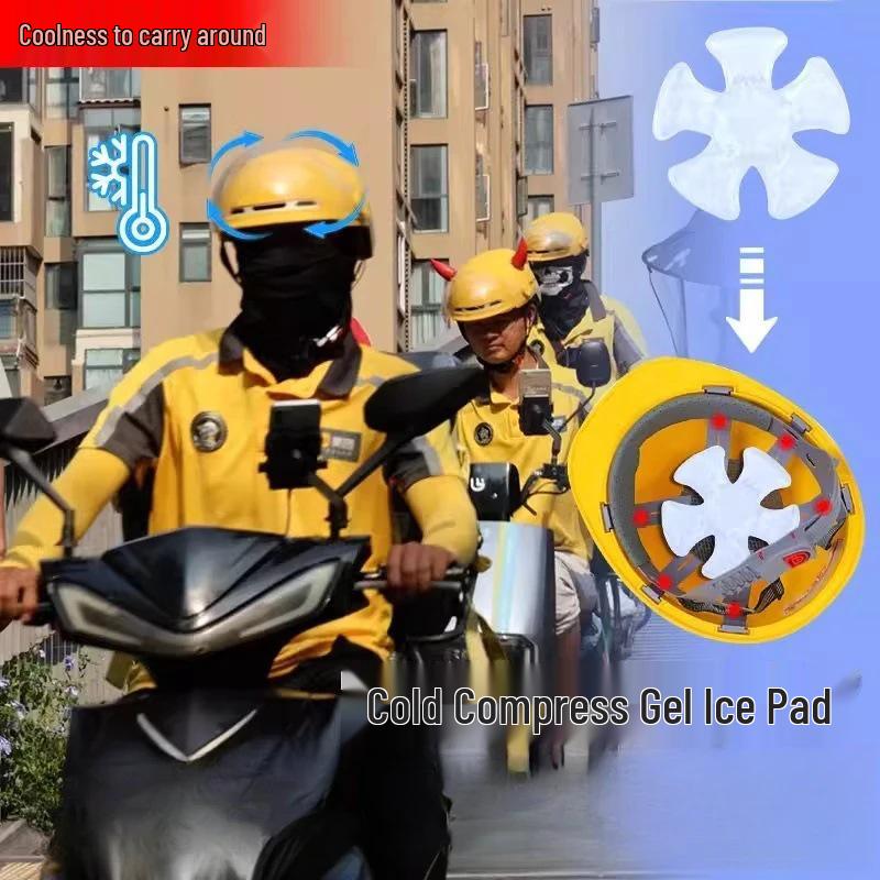 Летняя охлаждающая гелевая шапочка-лед: Предотвращение теплового удара и влагопоглощающий головной убор